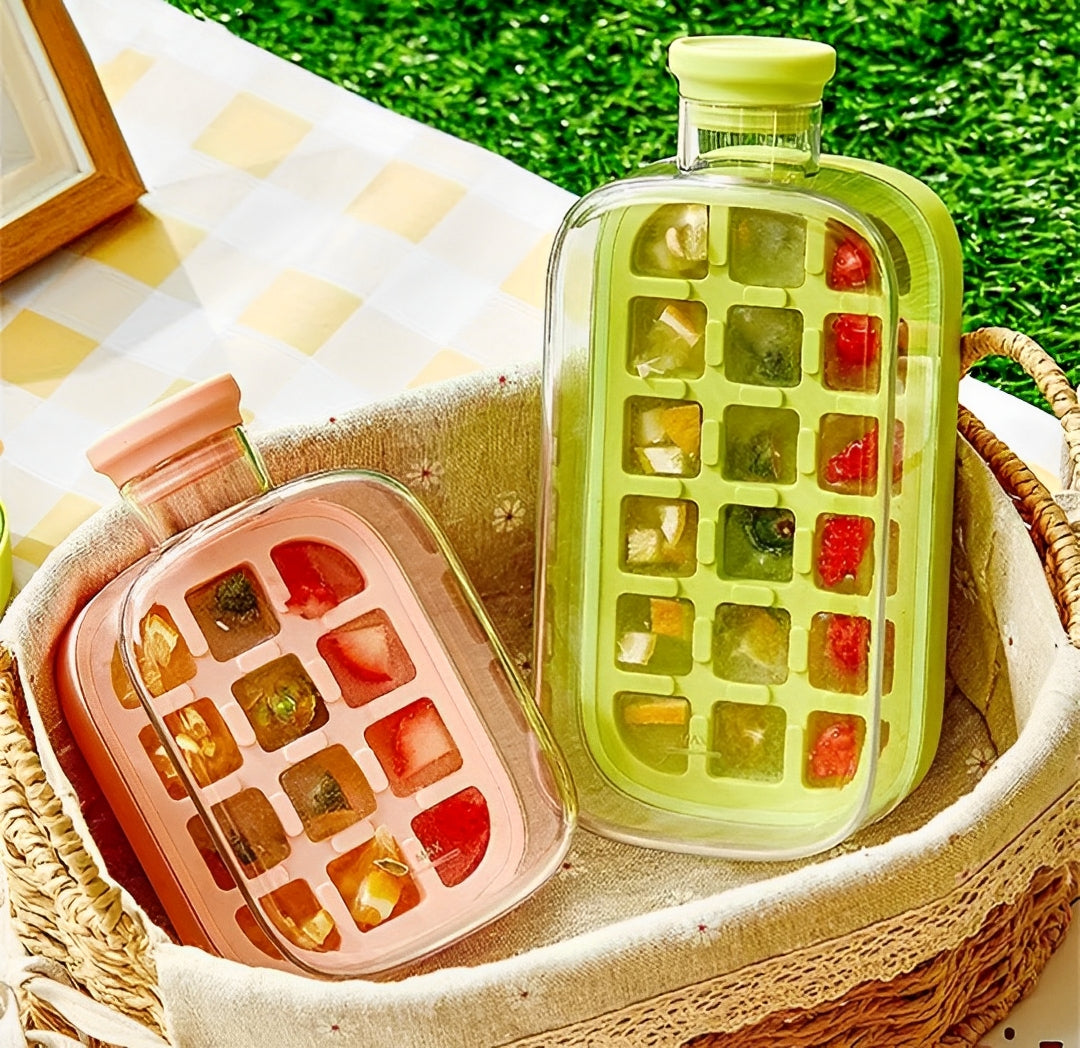 AquaPop™ 2 in 1 Ice Cube Water Bottle