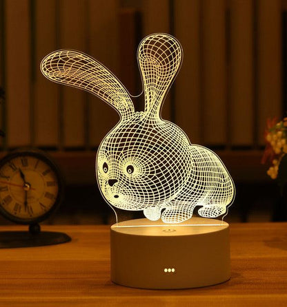 3D Acrylic Led Lamp - CozyNest