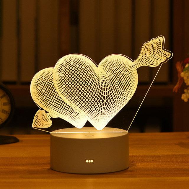 3D Acrylic Led Lamp - CozyNest