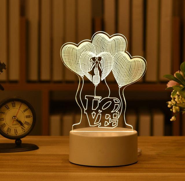 3D Acrylic Led Lamp - CozyNest