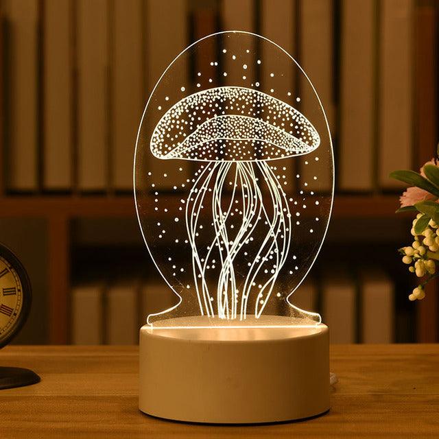 3D Acrylic Led Lamp - CozyNest