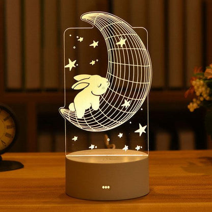 3D Acrylic Led Lamp - CozyNest