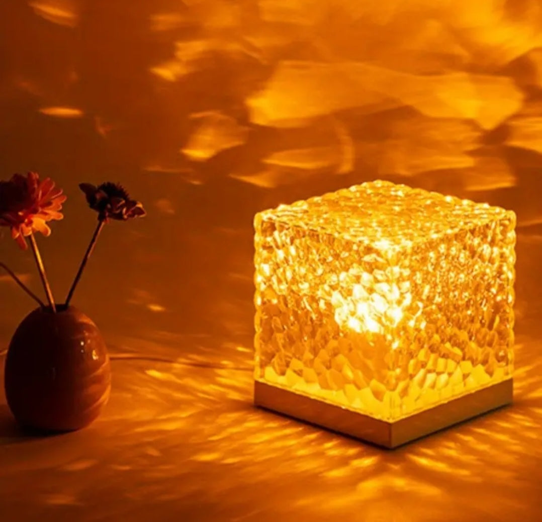 Crystal Cube Lamp